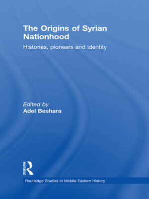 cover image of The Origins of Syrian Nationhood